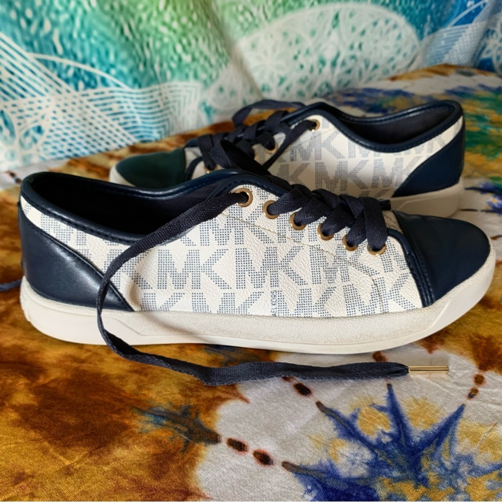 MICHAEL KORS logo lace-up sneakers - Picture 3 of 12